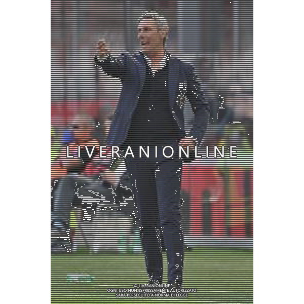 Milan vs Lecce nella foto Luca Gotti allenatore Lecce Milano 06-04-2024 Stadio Giuseppe Meazza - San Siro Campionato Serie A TIM - 31a giornata foto Roberto Garavaglia/Agenzia Aldo Liverani sas /AGENZIA ALDO LIVERANI SAS