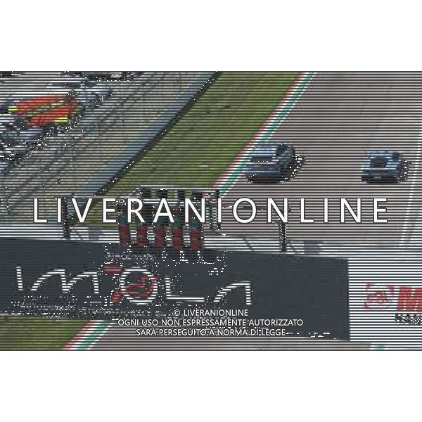 IMOLA 07 04 2024 AUTODROMO ENZO E DINO FERRARI "LAMBORGHINI ARENA" CIRCA 500 AUTO LAMBORGHINI IN PISTA NELLA FOTO AUTO LAMBORGHINI DELLA POLIZIA DI STATO E POLIZIA STRADALE ©SANNA / AGENZIA ALDO LIVERANI SAS