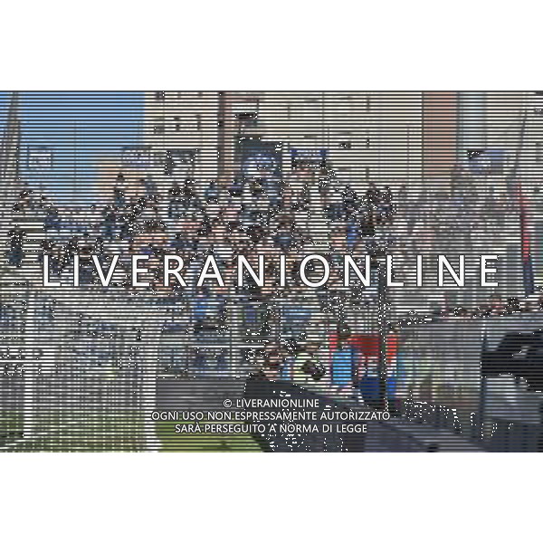 7-4-2024. Cagliari calcio-Atalanta Bergamasca calcio. 31° giornata campionato calcio italiano Serie A 2023/2024, stadio Unipol Domus Cagliari. Foto Salvatore Moi/Agenzia Aldo Liverani s.as. Nella foto: Tifosi Atalanta ©MOI SALVATORE / AGENZIA ALDO LIVERANI SAS