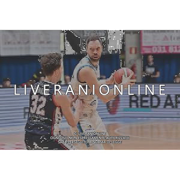 TVRG Cantu\' vs Piacenza nella foto Filippo Baldi Rossi (Cantu\') Acqua San Bernardo Cantu\' vs Assigecio Piacenza Desio (MB) 07-04-2024 PalaFitLine Campionato Serie A2 girone verde - 8a giornata fase a orologio foto Roberto Garavaglia/Agenzia Aldo Liverani sas/ AGENZIA ALDO LIVERANI SAS