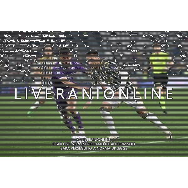 Torino 07.04.2024 Allianz Stadium @Alessandro Falzone/Ag. Aldo Liverani sas Juventus vs Fiorentina Campionato Calcio Serie A TIM 2023/2024 31a giornata Nella foto : KOSTIC FILIP-GONZALEZ NICOLAS ©Falzone / AGENZIA ALDO LIVERANI SAS
