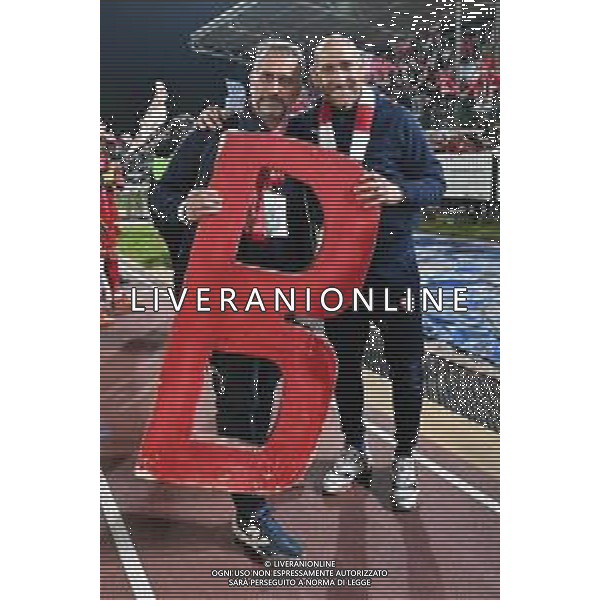 TVRG Renate vs Mantova nella foto Filippo Piccoli presidente Mantova SX e Davide Possanzini allenatore Mantova DX Meda (MB) 08-04-2024 Stadio Città di Meda 35a giornata Campionato Serie C girone A foto Roberto Garavaglia/Agenzia Aldo Liverani sas