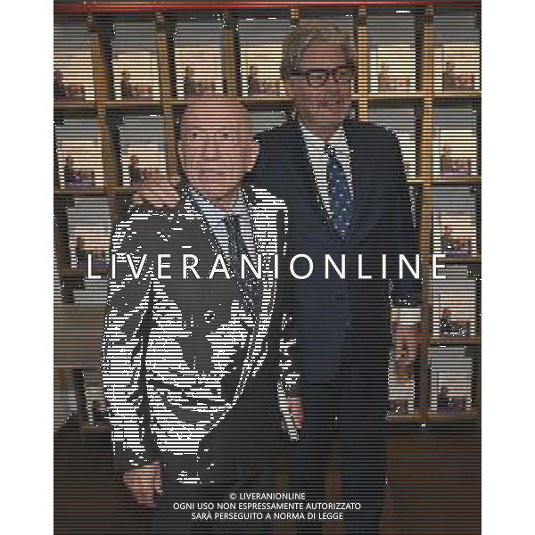 TVRG Libro Del Debbio nella foto Fedele Confalonieri SX e Paolo Del Debbio DX Milano 09-04-2024 Presentazione del libro scritto da Paolo Del Debbio foto Roberto Garavaglia/Agenzia Aldo Liverani sas/AGENZIA ALDO LIVERANI SAS
