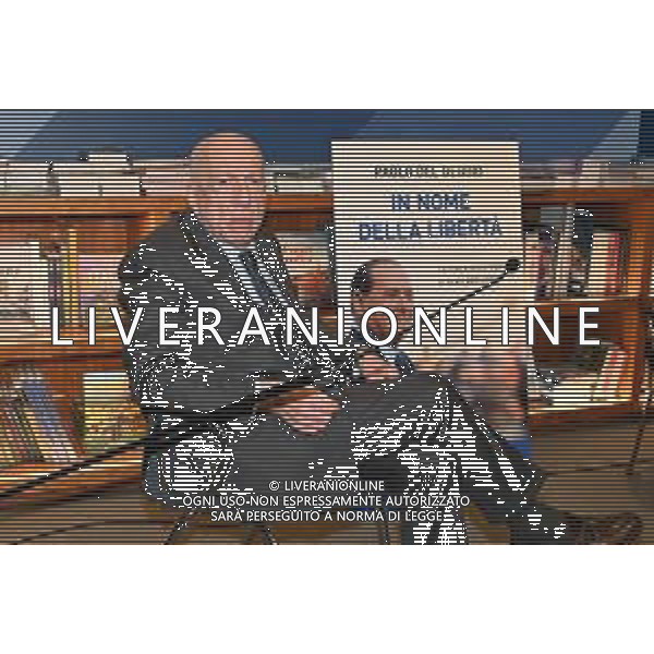 TVRG Libro Del Debbio nella foto Fedele Confalonieri Milano 09-04-2024 Presentazione del libro scritto da Paolo Del Debbio foto Roberto Garavaglia/Agenzia Aldo Liverani sas/AGENZIA ALDO LIVERANI SAS