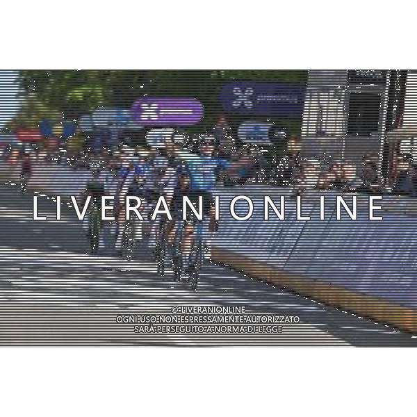 10-04-2024 Brabantse Pijl; 2024, Decathlon - Ag2r La Mondiale; 2024, Israel - Premier Tech; 2024, Uae Team Emirates; Cosnefroy, Benoit; Teuns, Dylan; Wellens, Tim; Overijse; ©SIROTTI/AGENZIA ALDO LIVERANI SAS