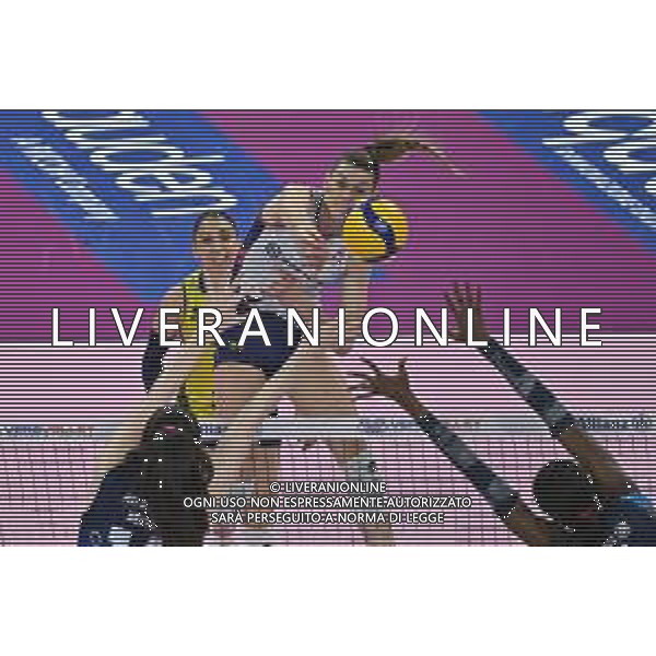 TVRG Milano vs Scandicci nella foto Britt Herbots (Pallavolo Scandicci) Milano 10-04-2024 Allianz Cloud - PalaLido Allianz Vero Volley Milano vs Pallavolo Scandicci Savino Del Bene Playoff Serie A1 Tigotà - gara 2 semifinali foto Roberto Garavaglia/Agenzia Aldo Liverani sas/AGENZIA ALDO LIVERANI SAS