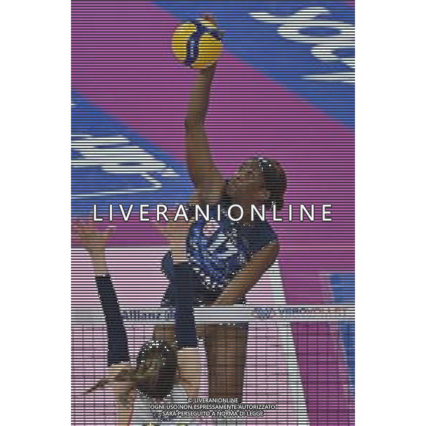 TVRG Milano vs Scandicci nella foto Myriam Sylla (Vero Volley Milano) Milano 10-04-2024 Allianz Cloud - PalaLido Allianz Vero Volley Milano vs Pallavolo Scandicci Savino Del Bene Playoff Serie A1 Tigotà - gara 2 semifinali foto Roberto Garavaglia/Agenzia Aldo Liverani sas/AGENZIA ALDO LIVERANI SAS