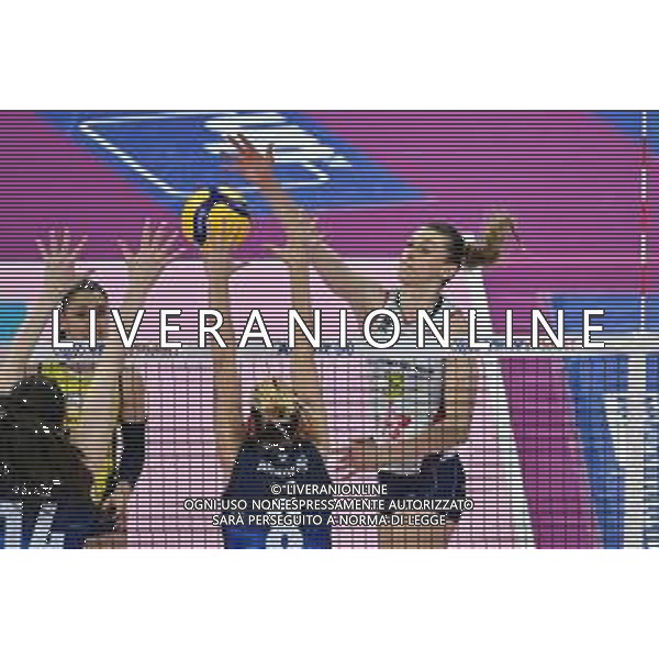 TVRG Milano vs Scandicci nella foto Britt Herbots (Pallavolo Scandicci) Milano 10-04-2024 Allianz Cloud - PalaLido Allianz Vero Volley Milano vs Pallavolo Scandicci Savino Del Bene Playoff Serie A1 Tigotà - gara 2 semifinali foto Roberto Garavaglia/Agenzia Aldo Liverani sas/AGENZIA ALDO LIVERANI SAS