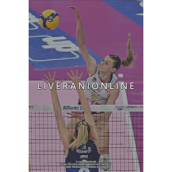 TVRG Milano vs Scandicci nella foto Britt Herbots (Pallavolo Scandicci) Milano 10-04-2024 Allianz Cloud - PalaLido Allianz Vero Volley Milano vs Pallavolo Scandicci Savino Del Bene Playoff Serie A1 Tigotà - gara 2 semifinali foto Roberto Garavaglia/Agenzia Aldo Liverani sas/AGENZIA ALDO LIVERANI SAS
