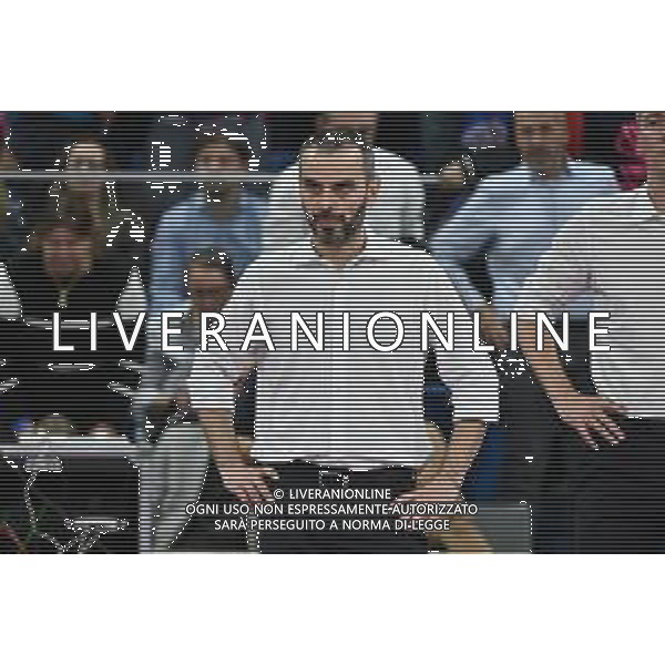 TVRG Milano vs Scandicci nella foto Marco Gaspari allenatore Vero Volley Milano Milano 10-04-2024 Allianz Cloud - PalaLido Allianz Vero Volley Milano vs Pallavolo Scandicci Savino Del Bene Playoff Serie A1 Tigotà - gara 2 semifinali foto Roberto Garavaglia/Agenzia Aldo Liverani sas/AGENZIA ALDO LIVERANI SAS