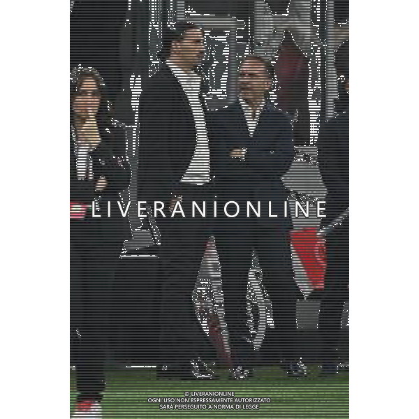 Milan vs Roma nella foto Zlatan Ibrahimovic e Gerry Cardinale proprietario del Milan Milano 11-04-2024 Stadio Giuseppe Meazza - San Siro UEFA Europa League - quarti di finale gara di andata foto Roberto Garavaglia/Agenzia Aldo Liverani sas/AGENZIA ALDO LIVERANI SAS