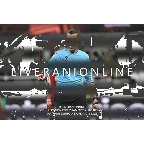 Milan vs Roma nella foto l\'arbitro Clement Turpin (FRA) Milano 11-04-2024 Stadio Giuseppe Meazza - San Siro UEFA Europa League - quarti di finale gara di andata foto Roberto Garavaglia/Agenzia Aldo Liverani sas/AGENZIA ALDO LIVERANI SAS