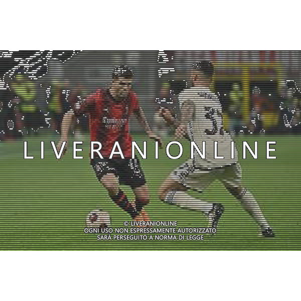 Milan vs Roma nella foto Christian Mate Pulisic (Milan) e Leonardo Spinazzola (Roma) Milano 11-04-2024 Stadio Giuseppe Meazza - San Siro UEFA Europa League - quarti di finale gara di andata foto Roberto Garavaglia/Agenzia Aldo Liverani sas/AGENZIA ALDO LIVERANI SAS