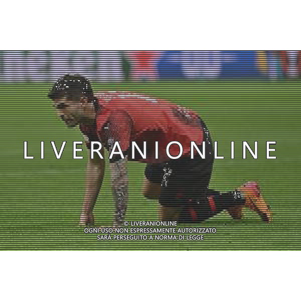 Milan vs Roma nella foto Christian Mate Pulisic (Milan) Milano 11-04-2024 Stadio Giuseppe Meazza - San Siro UEFA Europa League - quarti di finale gara di andata foto Roberto Garavaglia/Agenzia Aldo Liverani sas/AGENZIA ALDO LIVERANI SAS