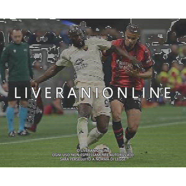 Milan vs Roma nella foto Romelu Lukaku (Roma) e Malick Thiaw (Milan) Milano 11-04-2024 Stadio Giuseppe Meazza - San Siro UEFA Europa League - quarti di finale gara di andata foto Roberto Garavaglia/Agenzia Aldo Liverani sas/AGENZIA ALDO LIVERANI SAS
