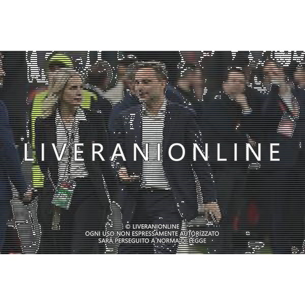 Milan vs Roma nella foto Giorgio Furlani amministratore delegato Milan Milano 11-04-2024 Stadio Giuseppe Meazza - San Siro UEFA Europa League - quarti di finale gara di andata foto Roberto Garavaglia/Agenzia Aldo Liverani sas/AGENZIA ALDO LIVERANI SAS