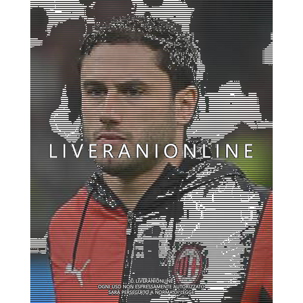 Milan vs Roma nella foto Davide Calabria (Milan) Milano 11-04-2024 Stadio Giuseppe Meazza - San Siro UEFA Europa League - quarti di finale gara di andata foto Roberto Garavaglia/Agenzia Aldo Liverani sas/AGENZIA ALDO LIVERANI SAS