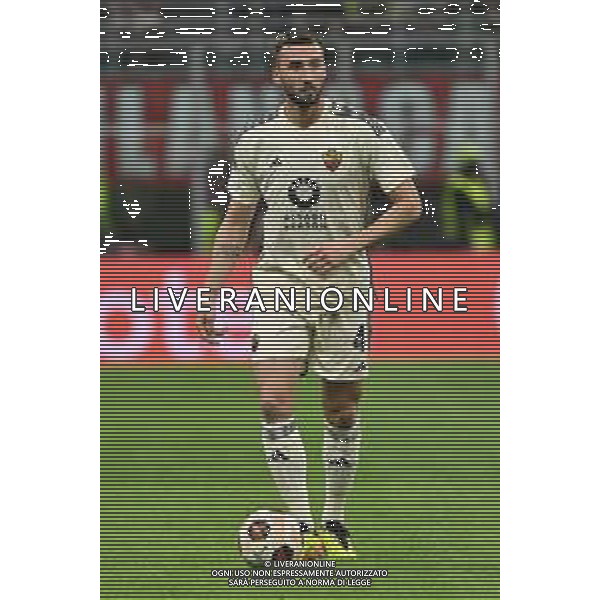 Milan vs Roma nella foto Bryan Cristante (Roma) Milano 11-04-2024 Stadio Giuseppe Meazza - San Siro UEFA Europa League - quarti di finale gara di andata foto Roberto Garavaglia/Agenzia Aldo Liverani sas/AGENZIA ALDO LIVERANI SAS