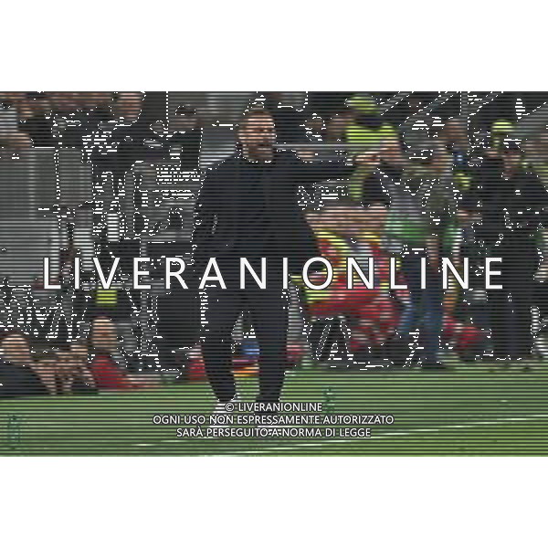 Milan vs Roma nella foto Daniele De Rossi allenatore Roma Milano 11-04-2024 Stadio Giuseppe Meazza - San Siro UEFA Europa League - quarti di finale gara di andata foto Roberto Garavaglia/Agenzia Aldo Liverani sas/AGENZIA ALDO LIVERANI SAS