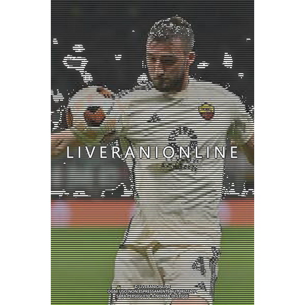 Milan vs Roma nella foto Bryan Cristante (Roma) Milano 11-04-2024 Stadio Giuseppe Meazza - San Siro UEFA Europa League - quarti di finale gara di andata foto Roberto Garavaglia/Agenzia Aldo Liverani sas/AGENZIA ALDO LIVERANI SAS