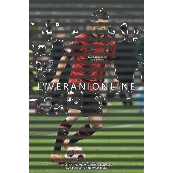 Milan vs Roma nella foto Christian Mate Pulisic (Milan) Milano 11-04-2024 Stadio Giuseppe Meazza - San Siro UEFA Europa League - quarti di finale gara di andata foto Roberto Garavaglia/Agenzia Aldo Liverani sas/AGENZIA ALDO LIVERANI SAS