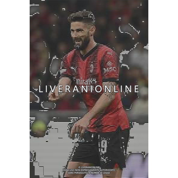 Milan vs Roma nella foto Olivier Giroud (Milan) Milano 11-04-2024 Stadio Giuseppe Meazza - San Siro UEFA Europa League - quarti di finale gara di andata foto Roberto Garavaglia/Agenzia Aldo Liverani sas/AGENZIA ALDO LIVERANI SAS