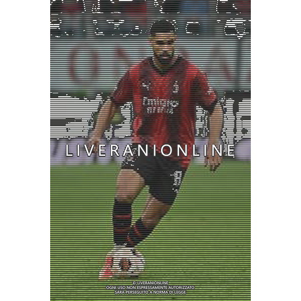 Milan vs Roma nella foto Ruben Loftus-Cheek (Milan) Milano 11-04-2024 Stadio Giuseppe Meazza - San Siro UEFA Europa League - quarti di finale gara di andata foto Roberto Garavaglia/Agenzia Aldo Liverani sas/AGENZIA ALDO LIVERANI SAS