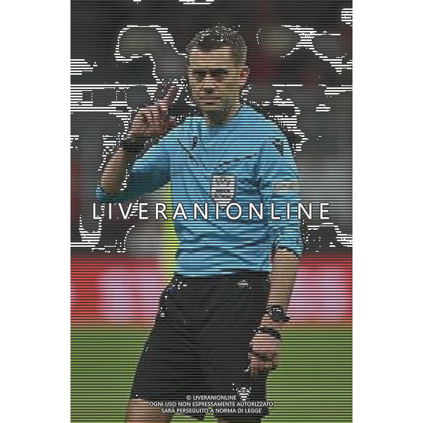 Milan vs Roma nella foto l\'arbitro Clement Turpin (FRA) Milano 11-04-2024 Stadio Giuseppe Meazza - San Siro UEFA Europa League - quarti di finale gara di andata foto Roberto Garavaglia/Agenzia Aldo Liverani sas/AGENZIA ALDO LIVERANI SAS