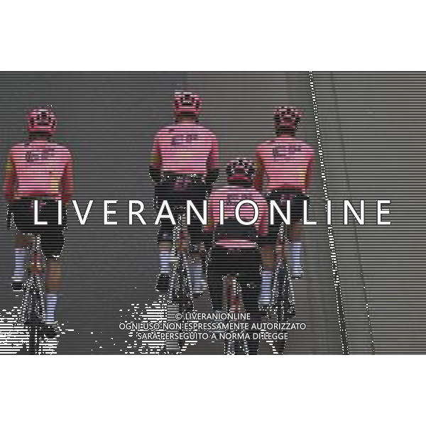 12-04-2024 Allenamento Amstel Gold Race 2024; 2024, Ef Education - Easypost; Valkenburg Cauberg; ©SIROTTI /AGENZIA ALDO LIVERANI SAS