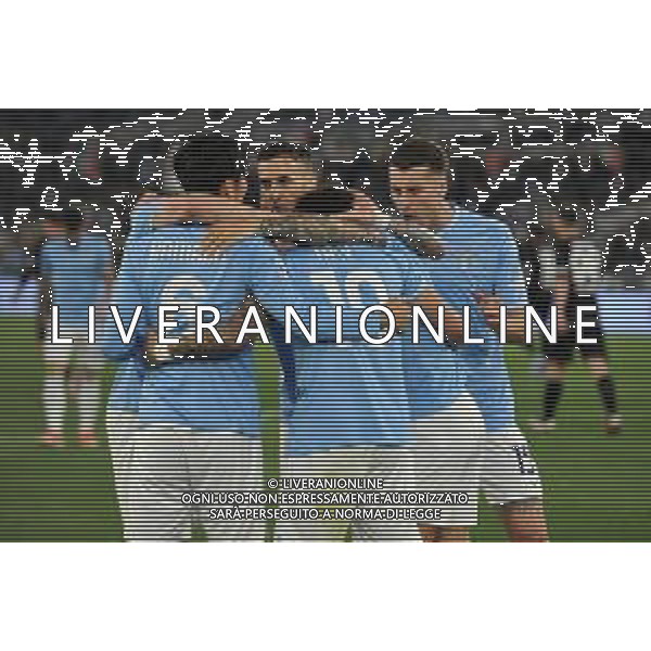 Lazio vs Salernitana - Campionato Serie A TIM - 32 giornata - Stadio Olimpico - Roma 12-04-2024 nella foto Esultanza Lazio ©Federico Gaetano/AGENZIA ALDO LIVERANI SAS
