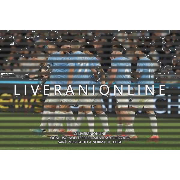 Lazio vs Salernitana - Campionato Serie A TIM - 32 giornata - Stadio Olimpico - Roma 12-04-2024 nella foto Esultanza Lazio ©Federico Gaetano/AGENZIA ALDO LIVERANI SAS