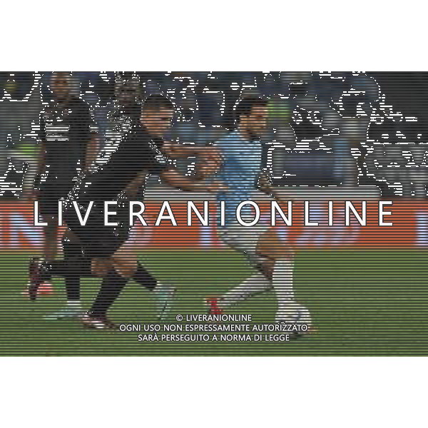 Lazio vs Salernitana - Campionato Serie A TIM - 32 giornata - Stadio Olimpico - Roma 12-04-2024 nella foto Pirola e Felipe Anderson ©Federico Gaetano/AGENZIA ALDO LIVERANI SAS