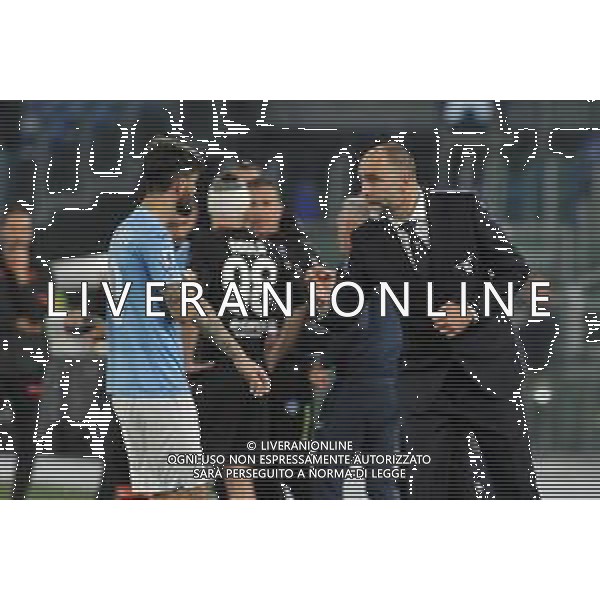 Lazio vs Salernitana - Campionato Serie A TIM - 32 giornata - Stadio Olimpico - Roma 12-04-2024 nella foto Luis Alberto e Tudor ©Federico Gaetano/AGENZIA ALDO LIVERANI SAS