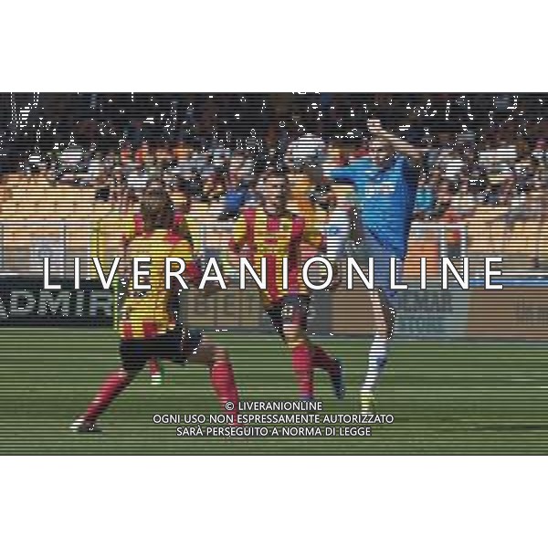 TVEM Szymon Zurkowski of Empoli FC in action against Ylber Ramadani of US Lecce during the Italian soccer Serie A match US Lecce vs Empoli on April 13, 2024 at Via del Mare Stadium in Lecce, Italy. Photo Emmanuele Mastrodonato/agenzia Liverani/ AGENZIA ALDO LIVERANI SAS