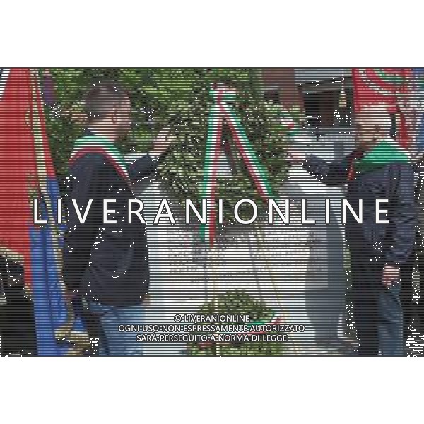 IMOLA 13 04 2024 cerimonia per ricordare i martiri di Pozzo Becca NELLA FOTO SINDACO MARCO PANIERI E PARTIGIANO VITTORIO GARDI FOTO GIANNI SANNA-AG ALDO LIVERANI SAS