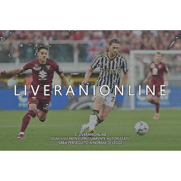 Torino 13.04.2023 Stadio Grande Torino ©Alessandro Falzone/Agenzia Aldo Liverani Torino vs Juventus Campionato Calcio Serie A TIM 2023/2024 32a giornata Nella foto: ADRIEN RABIOT E RICCI ©Falzone / AGENZIA ALDO LIVERANI SAS