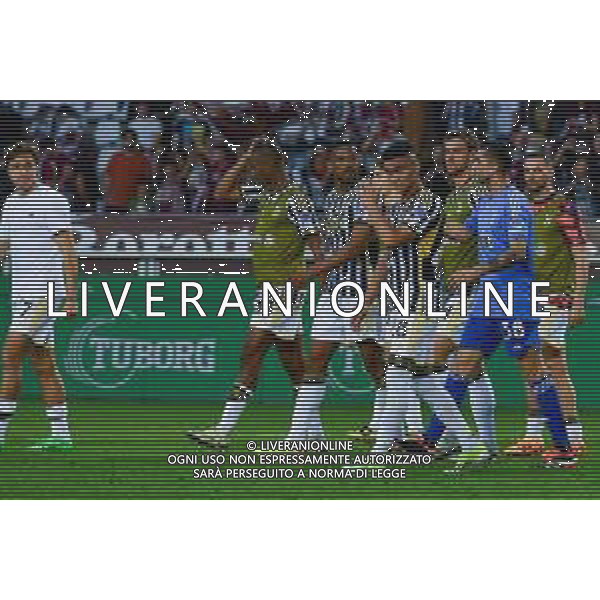 Torino 13.04.2023 Stadio Grande Torino ©Alessandro Falzone/Agenzia Aldo Liverani Torino vs Juventus Campionato Calcio Serie A TIM 2023/2024 32a giornata Nella foto: CHIESA e compagni lasciano il campo a fine derby
