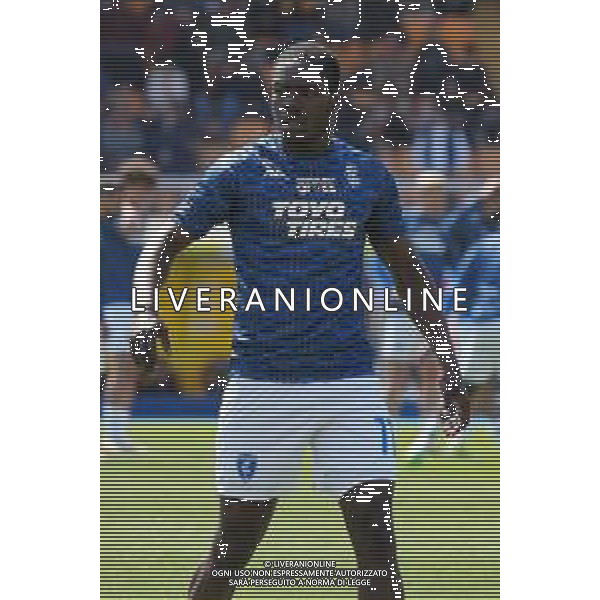 TVEM Emmanuel Gyasi of Empoli FC warms up during the Italian soccer Serie A match US Lecce vs Empoli on April 13, 2024 at Via del Mare Stadium in Lecce, Italy. Photo Emmanuele Mastrodonato/agenzia Liverani/ AGENZIA ALDO LIVERANI SAS