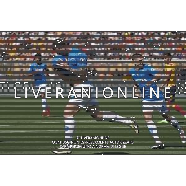 TVEM Alberto Cerri of Empoli FC celebrates after scoring the goal that was disallowed during the Italian soccer Serie A match US Lecce vs Empoli on April 13, 2024 at Via del Mare Stadium in Lecce, Italy. Photo Emmanuele Mastrodonato/agenzia Liverani/ AGENZIA ALDO LIVERANI SAS