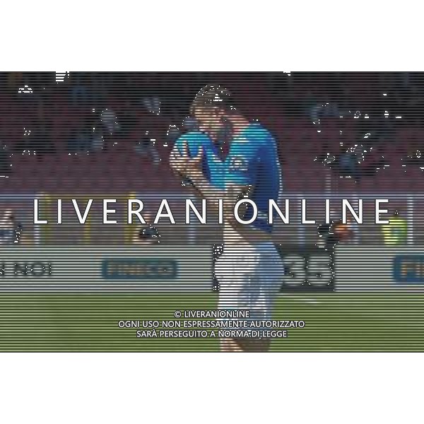 TVEM Alberto Cerri of Empoli FC celebrates after scoring the goal that was disallowed during the Italian soccer Serie A match US Lecce vs Empoli on April 13, 2024 at Via del Mare Stadium in Lecce, Italy. Photo Emmanuele Mastrodonato/agenzia Liverani/ AGENZIA ALDO LIVERANI SAS