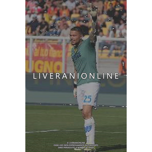 TVEM Elia Caprile of Empoli FC during the Italian soccer Serie A match US Lecce vs Empoli on April 13, 2024 at Via del Mare Stadium in Lecce, Italy. Photo Emmanuele Mastrodonato/agenzia Liverani/ AGENZIA ALDO LIVERANI SAS