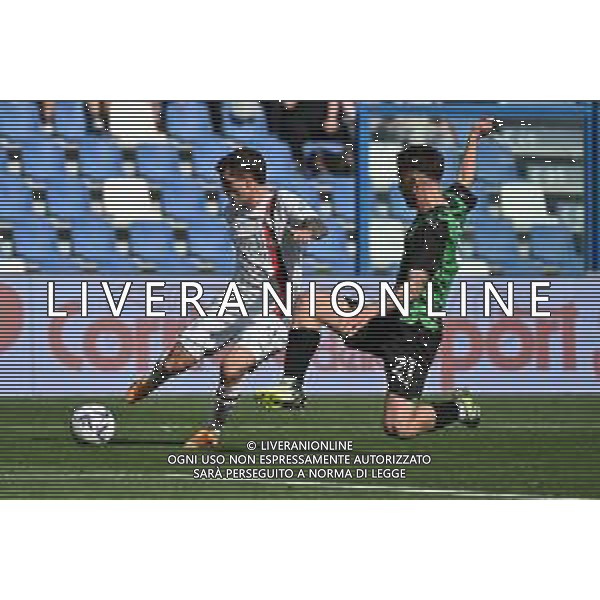 Sassuolo vs Milan nella foto Christian Mate Pulisic (Milan) occasione da gol Reggio Emilia 14-04-2024 Mapei Stadium - Stadio Città del Tricolore Campionato Serie A TIM - 32a giornata foto Roberto Garavaglia/Agenzia Aldo Liverani sas/ AGENZIA ALDO LIVERANI SAS