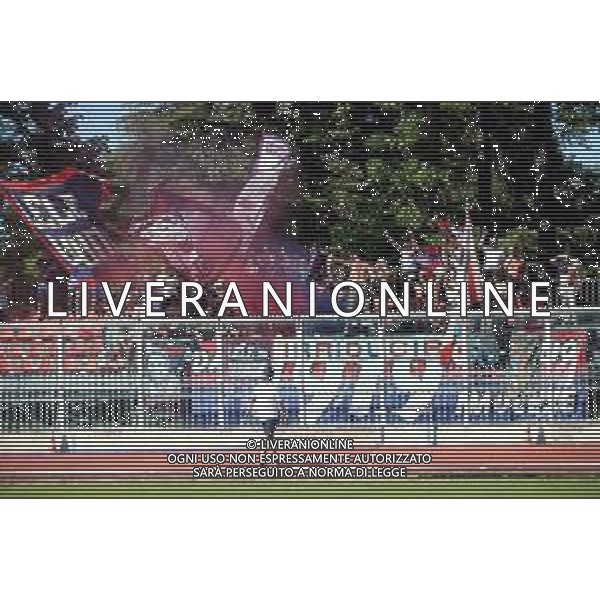 IMOLA 14 04 2024 IMOLESE CALCIO-LENTIGIONE SERIE D 0-2 NELLA FOTO TIFOS IMOLESE CALCIO DOPO LA PARTITA CON L\'ALENATORE DELL\'IMOLESE CALCIO GIANNI D\'AMORE ©SANNA / AGENZIA ALDO LIVERANI SAS