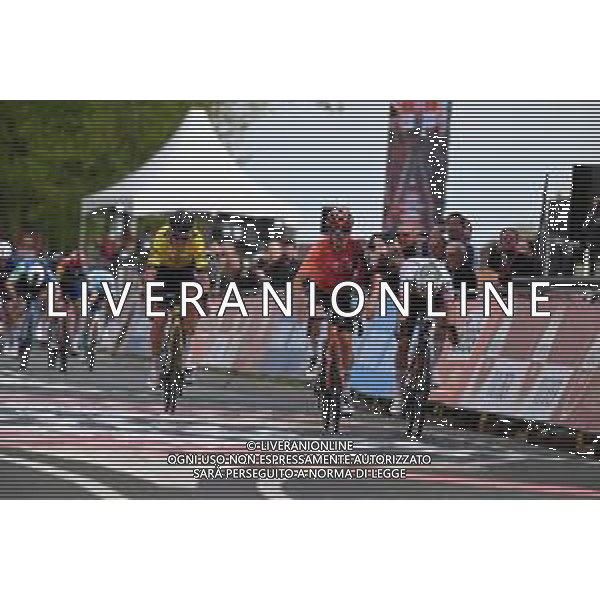 14-04-2024 Amstel Gold Race; 2024, Ineos Grenadiers; 2024, Uae Team Emirates; 2024, Visma - Lease A Bike; Pidcock, Thomas; Hirschi, Marc; Benoot, Tiesj; Valkenburg; ©SIROTTI / AGENZIA ALDO LIVERANI SAS