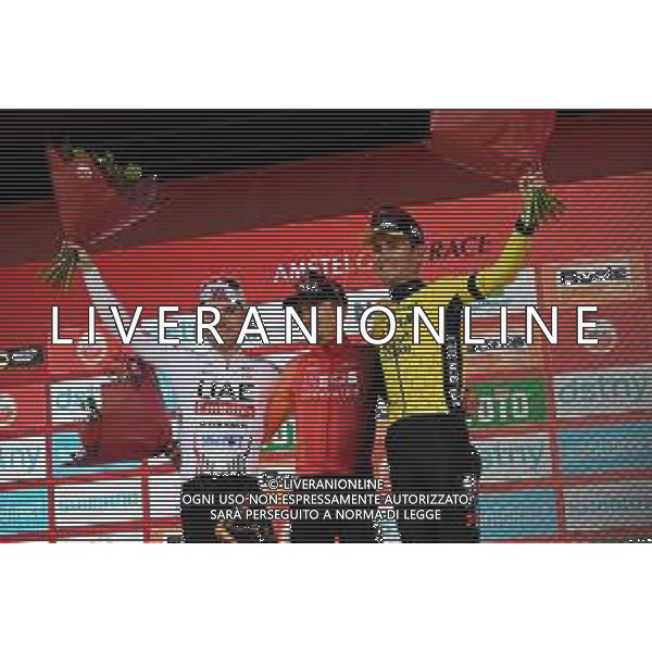 14-04-2024 Amstel Gold Race; 2024, Ineos Grenadiers; 2024, Uae Team Emirates; 2024, Visma - Lease A Bike; Pidcock, Thomas; Hirschi, Marc; Benoot, Tiesj; Valkenburg; ©SIROTTI / AGENZIA ALDO LIVERANI SAS