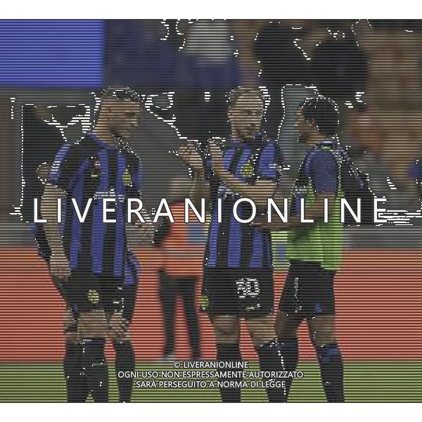delusione inter a fine gara -Inter vs Cagliari Campionato Calcio Serie A TIM 14-04-2024 ©PAOLO GIAMPIETRI / AGENZIA ALDO LIVERANI SAS