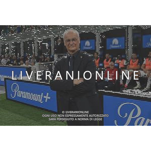 Inter vs Cagliari nella foto Claudio Ranieri allenatore Cagliari Milano 14-04-2024 Stadio Giuseppe Meazza - San Siro Campionato Serie A TIM - 32a giornata foto Roberto Garavaglia/Agenzia Aldo Liverani sas