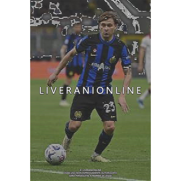 Inter vs Cagliari nella foto Nicolo\' Barella (Inter) Milano 14-04-2024 Stadio Giuseppe Meazza - San Siro Campionato Serie A TIM - 32a giornata foto Roberto Garavaglia/Agenzia Aldo Liverani sas