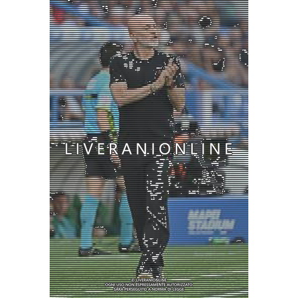 Sassuolo vs Milan nella foto Stefano Pioli allenatore Milan Reggio Emilia 14-04-2024 Mapei Stadium - Stadio Città del Tricolore Campionato Serie A TIM - 32a giornata foto Roberto Garavaglia/Agenzia Aldo Liverani sas