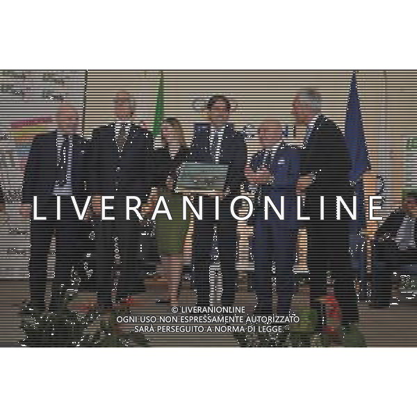 13\' Premio Bearzot - Salone d\'onore del Coni - Roma 15-04-2024 nella foto Premiazione Simone Inzaghi ©Federico Gaetano / AGENZIA ALDO LIVERANI SAS